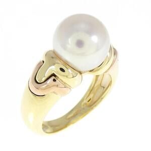 BVLGARI Yellow Gold Pearl Ring